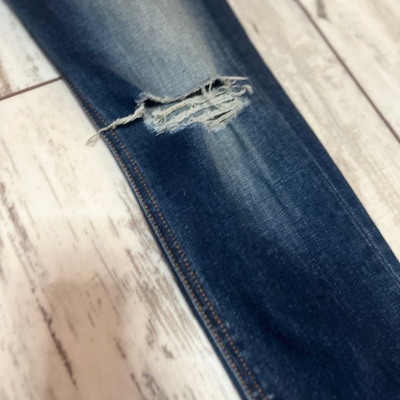 Rag & Bone Zipper Capri Skinny Jeans Distressed Ankle Zip Size 24 NWOT - Picture 12 of 16